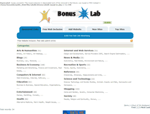 Tablet Screenshot of bonuslab.com